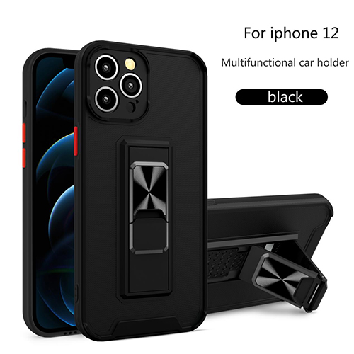 Duobla Kolora Protekta Telefona Kazo Kun Kickstand